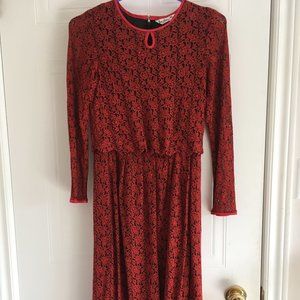 Sweetheart Red Lace Dress